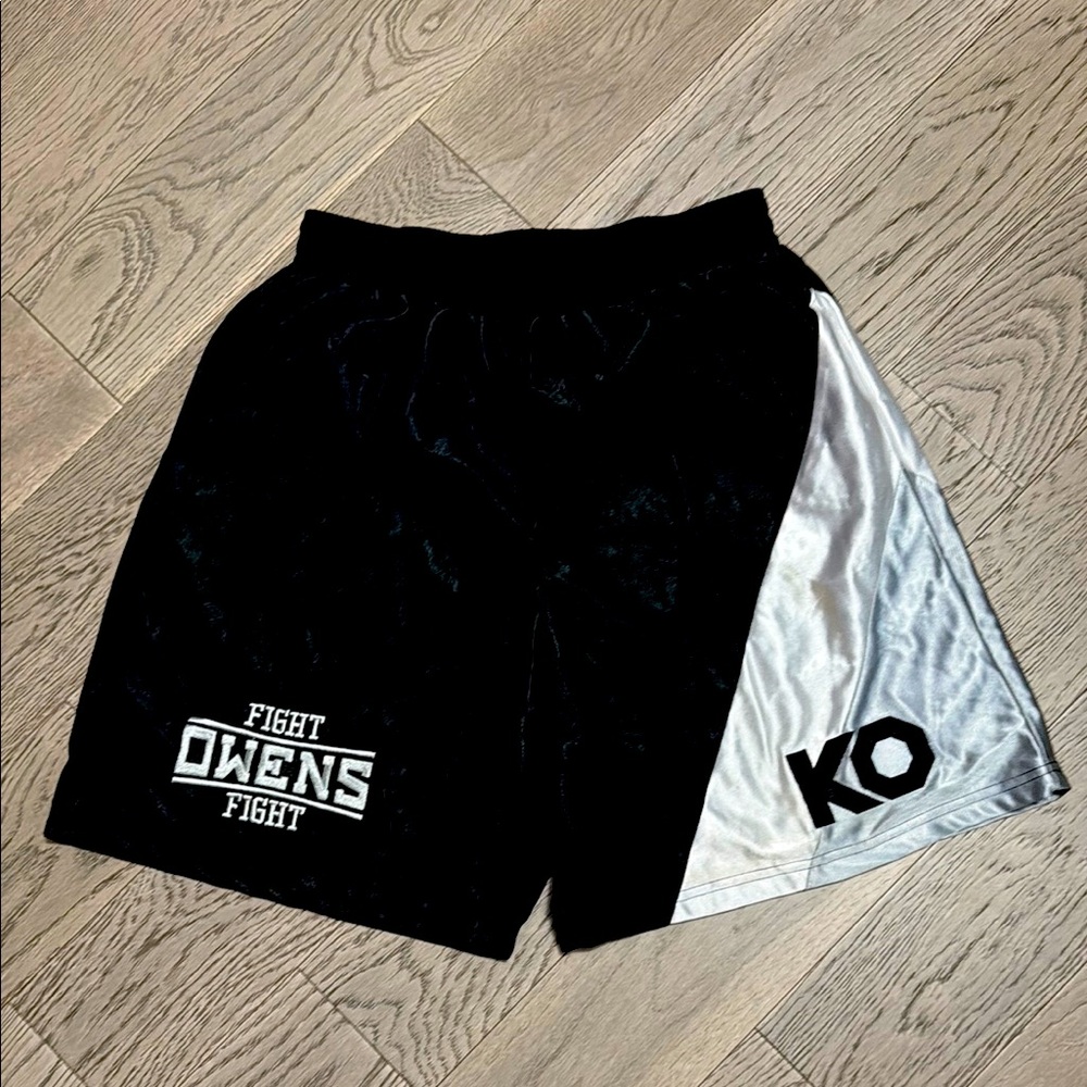 WWE KEVIN OWENS Black and White Shorts